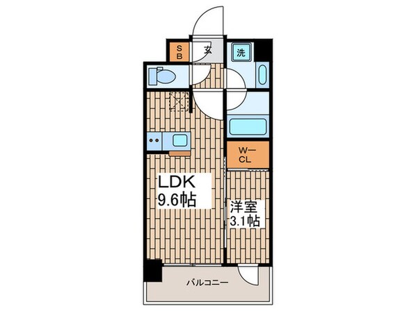 ルフォンプログレ西大井プレミアの物件間取画像